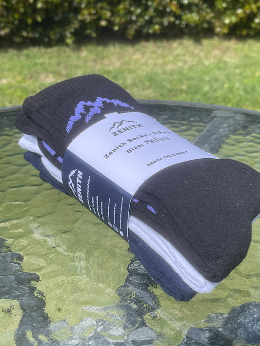 Zenith Mixed Socks 3PC